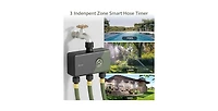 Tessan 3-Zone WiFi Sprinkler Timer with App and Voice Control, 18 Irrigation Programs, Rain Delay and Mist Mode