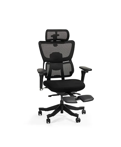 Flexispot C7 Max Series Premium Ergonomic Foam Seat Office Chair with Retractable Footrest