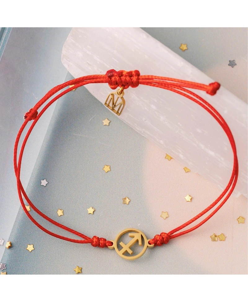 Mantra Zodiac Thread Bracelet - Sagittarius