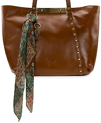 Patricia Nash Square Scarf with Key Hang Off Nordic Patchwork Bag Charm