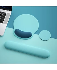 Lofree 3-in-1 Ergonomic Mouse Pad Wrist Rest Set Compatible with Standard Desktop Setups