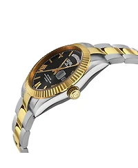 Gevril Men's Swiss Made West Village Swiss Automatic Two tone Stainless Steel Bracelet Watch