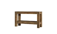 Slickblue 63" Farmhouse Console Table with 2-Tier Storage