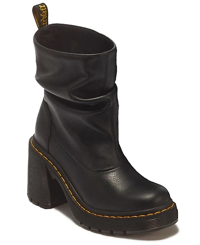 Dr. Martens Women's Kasey Lo Virginia Leather Pull-On Booties