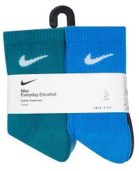 Nike Boys' and Girls' 4-7 Dri-fit Elevated Crew Socks, 6-Pack