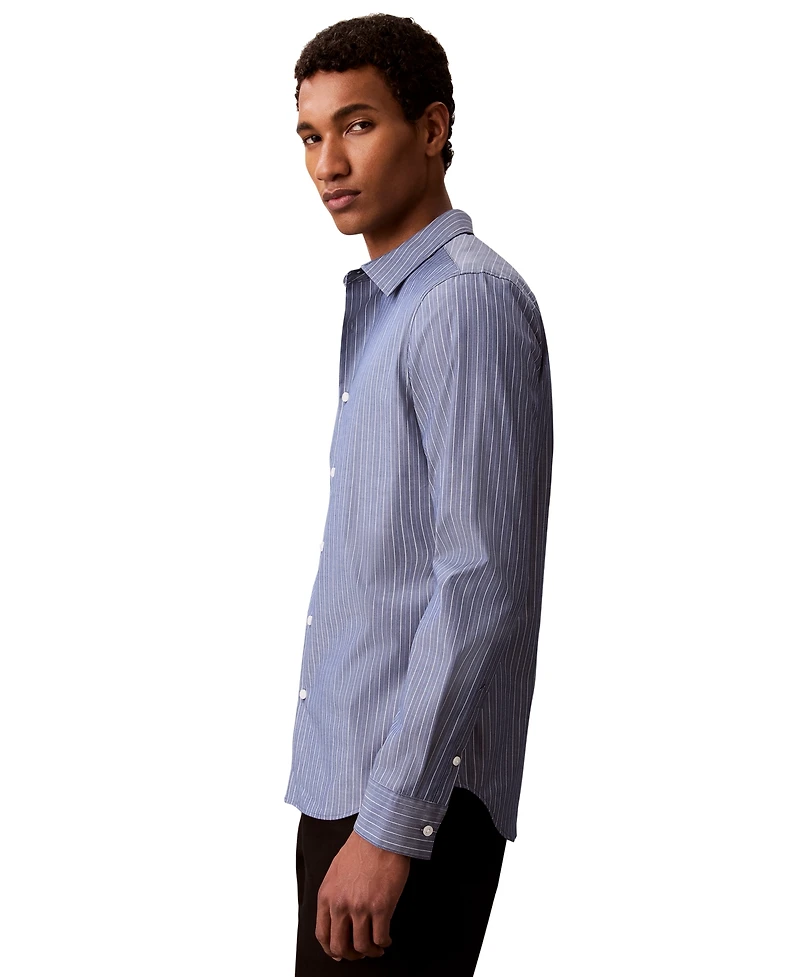 Calvin Klein Men's Stretch Regular-Fit Shirt