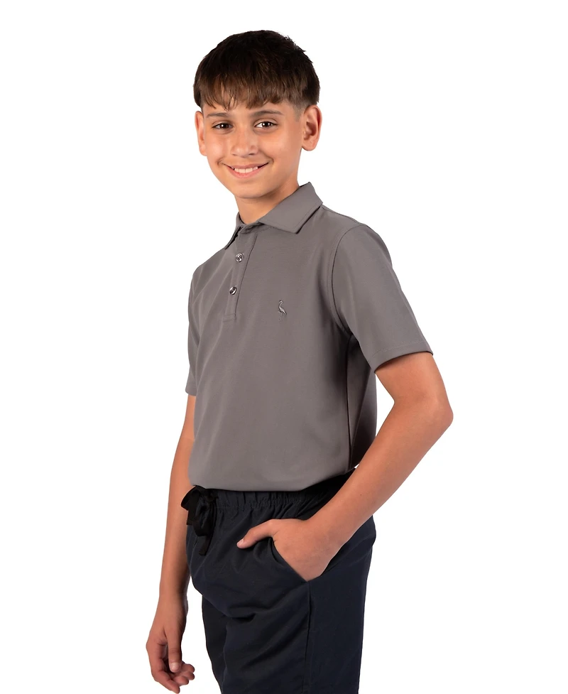 TailorByrd Micro Grid ( 8 to 18 -20 )Textured Performance Polo