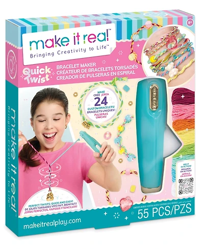Make It Real Quick Twist Bracelet Maker, Ages 8+