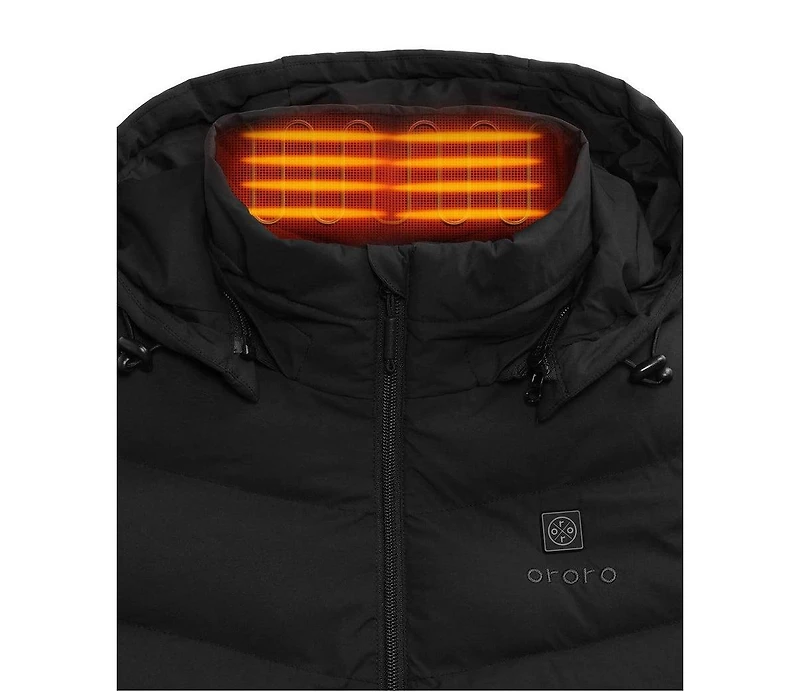 ororo Women's Heated Puffer Hooded Jacket