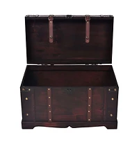 vidaXL Vintage Treasure Chest Wood 26.0x15.0x15.7