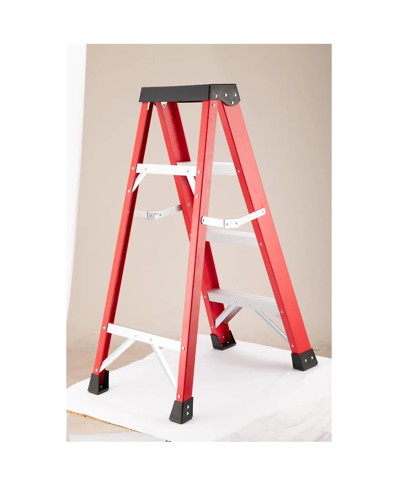 Streamdale Furniture Fiberglass Single-Sided Insulated Stepladder, 330 lb Capacity