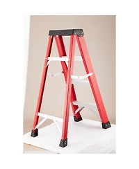 Streamdale Furniture Fiberglass Single-Sided Insulated Stepladder, 330 lb Capacity