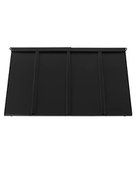 Vevor Window Awning Door Canopy 44x24 in Outdoor Steel Front Door Awnings Anti-Rust
