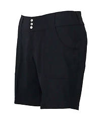 Jofit Women's Everyday Golf Deep Front Pockets Mid-Rise Shorts, 7.5" Inseam