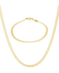 Giani Bernini Bombe Satin Magic Necklace and Bracelet Set