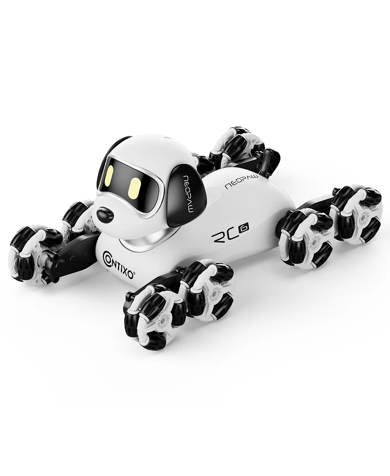 Contixo Rc6 NeoPaw 8-Wheel Led RC Robot Dog with Sounds
