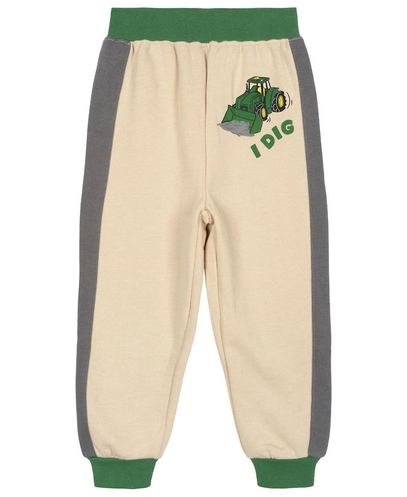 John Deere Little Boys' Fleece 2-Piece Hoodie and Joggers Set
