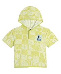 Bluey Little Kids' Boy or Girl Loungewear 2-Piece Hooded Tee and Shorts Set