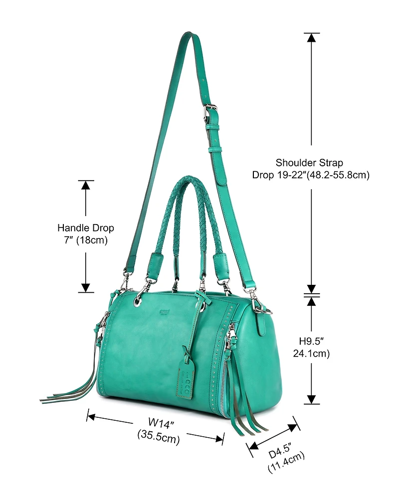 Old Trend Women's Genuine Leather Lily Satchel Bag