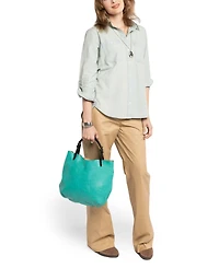 Old Trend Women's Genuine Leather Dip Dye Tote