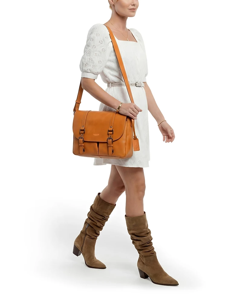 Old Trend Women's Genuine Leather Moonlight Messenger Bag