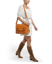 Old Trend Women's Genuine Leather Moonlight Messenger Bag