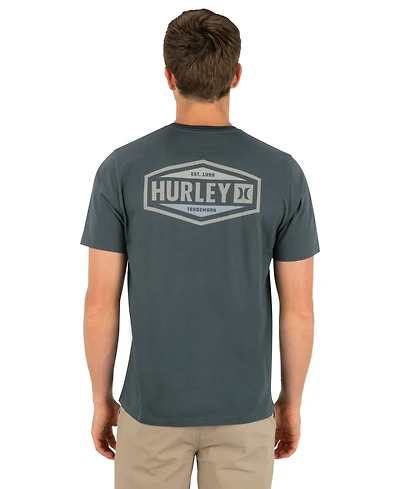 Hurley Men's Industry Artwork At Top Left Chest Regular-Fit T-Shirt