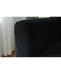 Streamdale Furniture Modern Chenille Accent Lounge Chair with Throw Pillow