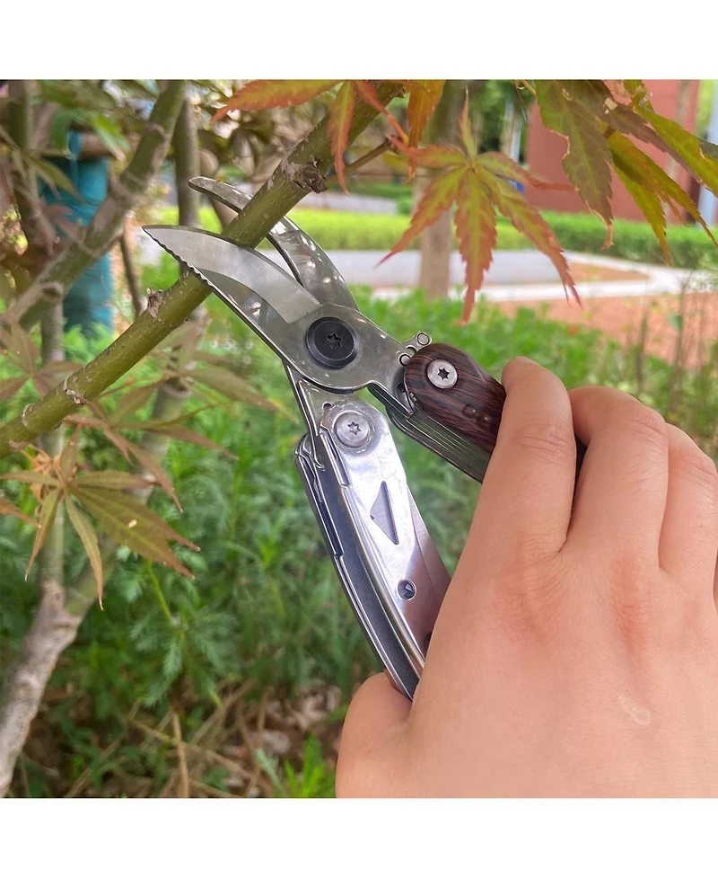 Xdovet Pruning Shears 7 In 1 Garden Multitools Folding Clippers