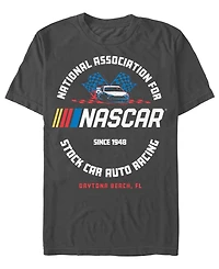 Fifth Sun Men's Nascar Logo Flag Graphic T-Shirt