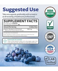 Pure Co. Blueberry Extract Capsules, 60 Count