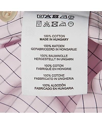Pre-Owned Dries Van Noten Women's Corso Checkered Cotton Mock Neck Shirt