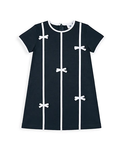 Florence Eiseman Girls (7-10) Knit Dress with Bows