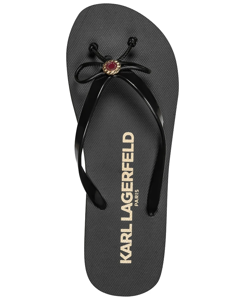 Karl Lagerfeld Paris Women's Zeni Slip-On Flip Flops