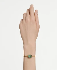 Swarovski Gold-Tone Plated Green Crystal Bracelet