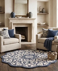 Lr Home Arabella ABA709 3' x 3' Round Area Rug
