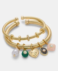 On 34th Multi-Beaded Charm Bangle Bracelet, Macy's Exclusive