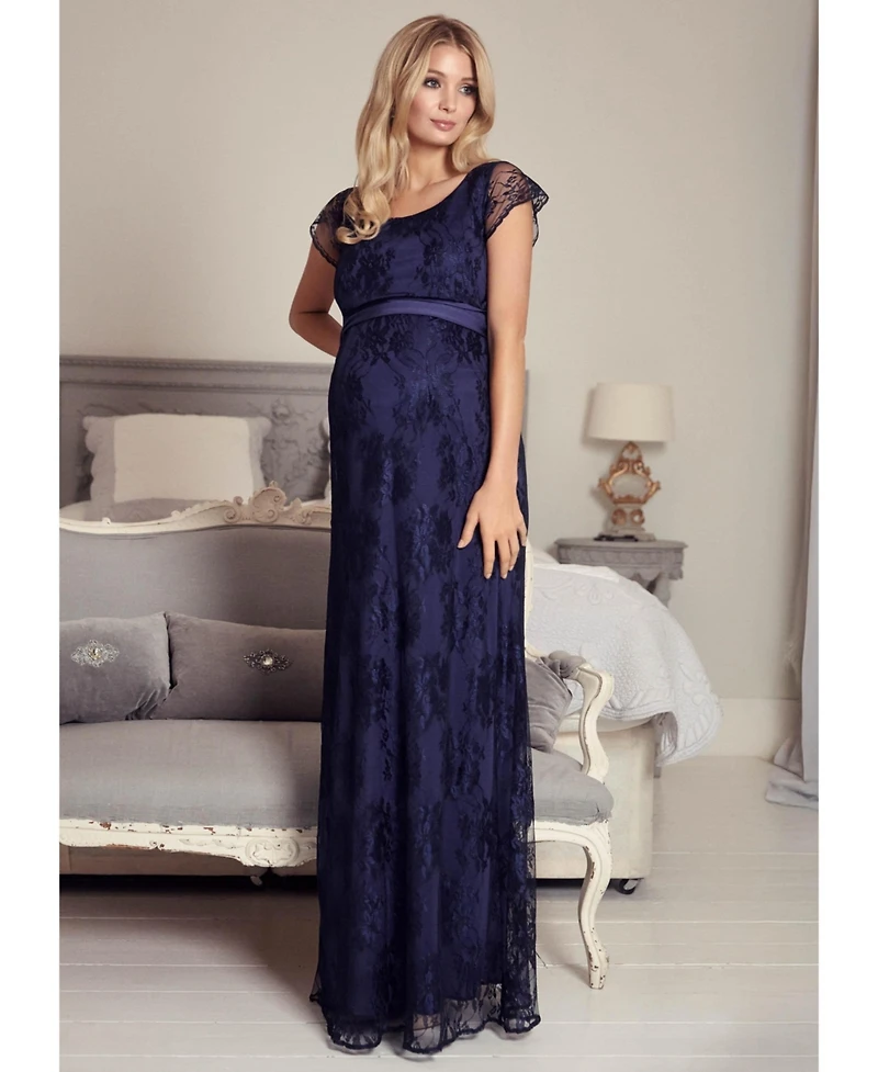 Tiffany Rose Maternity April Nursing Floral-Lace Gown