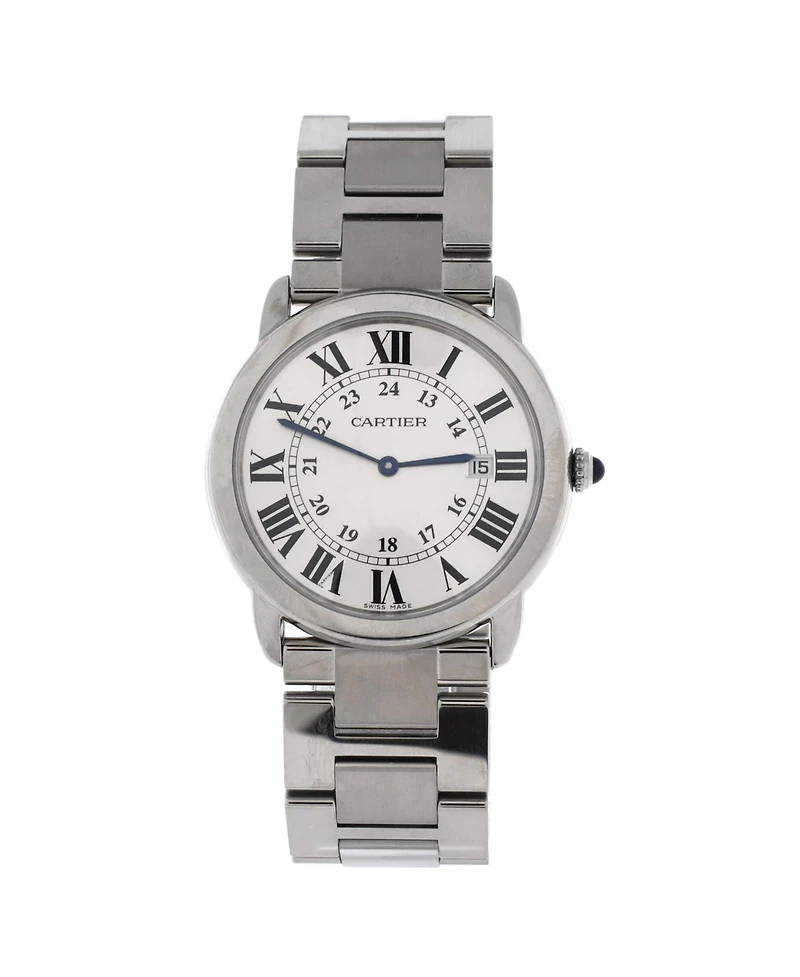 Pre-Owned Cartier Ronde Solo de Cartier Quartz Watch in Stainless Steel 36mm