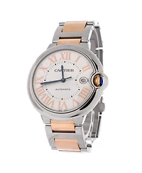 Pre-Owned Cartier Ballon Bleu de Cartier Automatic Watch in Stainless Steel and Rose Gold 42mm