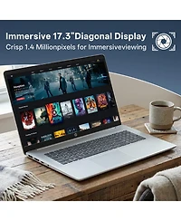 Hp Essential 17.3" Hd+ Touchscreen Laptop, Intel Core 5 120U, Intel Graphics, 32GB Ram, 2TB Ssd, Wi-Fi 6, Win11 Home, Silver