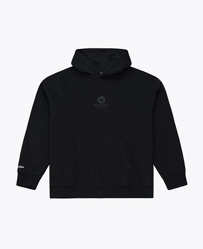 Mitchell & Ness Men's Black Ohio State Buckeyes Monochrome Icon Fleece Hoodie