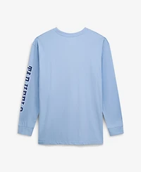 Champion Men's Carolina Blue North Carolina Tar Heels Big Tall Arch Over Logo Long sleeves T-Shirt