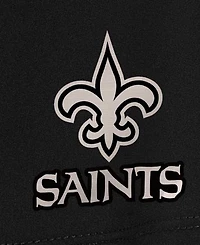 Antigua Women's Black New Orleans Saints Brushed Carbon Chip Skort