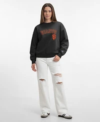 Champion Women's San Francisco Giants All-Star Midweight Screen-Print Graphics Sweatshirt