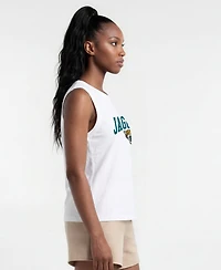 Champion Women's Jacksonville Jaguars Distressed Crewneck Muscle Tank