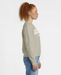 Champion Women's Seattle Seahawks Power Blend Fleece Crewneck Sweatshirt