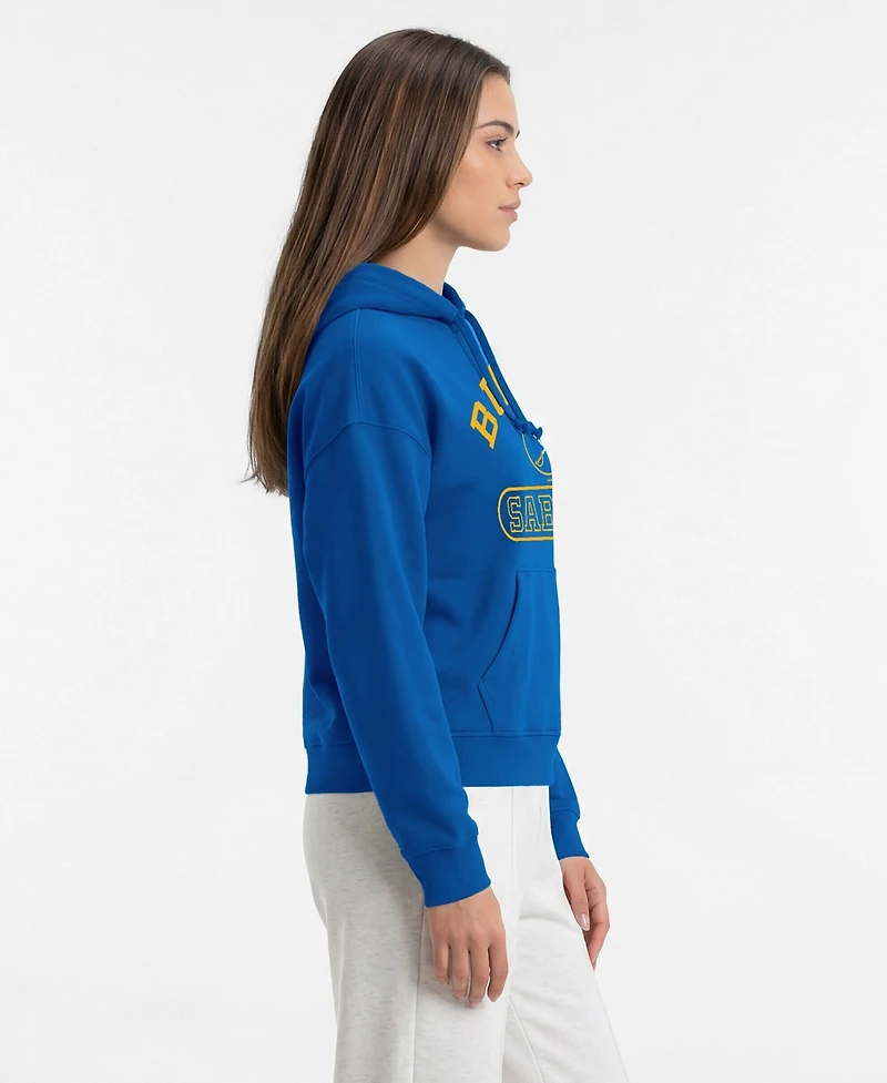 Champion Women's Buffalo Sabres Arched Pill Box Graphic Fleece-Lined Hoodie