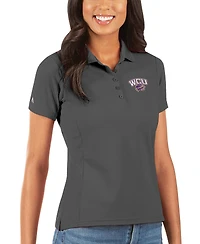 Antigua Women's Charcoal Western Carolina Catamounts Legacy Pique Polo Shirt
