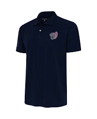 Antigua Men's Navy Washington Nationals Patriotic Tribute Polo Shirt